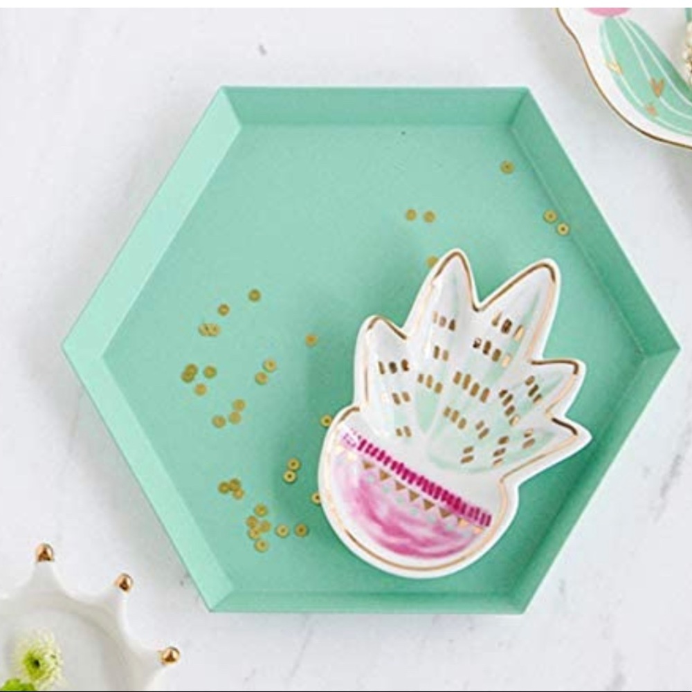 SUCCULENT TRINKET TRAY NWT - Picture 8 of 8